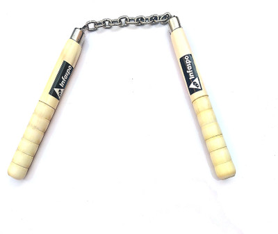 

Infaspo Nunchaku Wooden Gymnastic Stick - 14 inch(Multicolor)