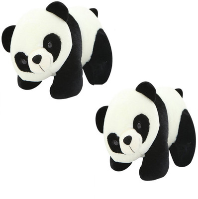

MEGAEMART Panda Animal Stuffed soft toy combo - 25 cm(Multicolor)
