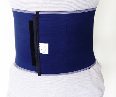 

RCE Lumber Support (LSM-01) Belt - Single Pull Presssuried Lower back waist Support for Unisex Adjustable Compression Lumbar Support (, Blue