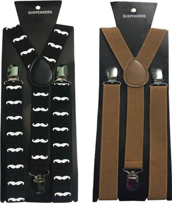 

Friendskart Y- Back Suspenders for Men(Multicolor)