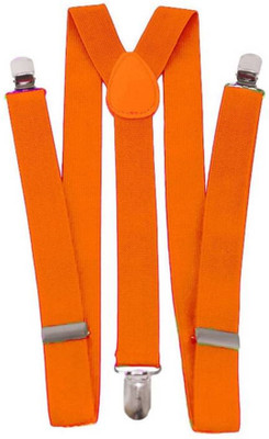 

Friendskart Y- Back Suspenders for Men(Orange)