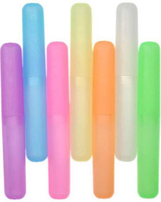 

upalabdh Set of 7 Toothbrush Cover Toothbrush Case Cover Toothbrush Holder Toothbrush Tube For Traveling Outing Toothbrush Case(Pack of 7)