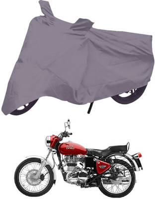 Mobik Two Wheeler Cover for Royal Enfield(Bullet 350, Grey)
