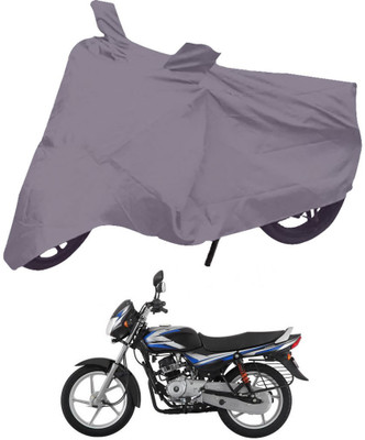 Deltakart Two Wheeler Cover for Bajaj(CT100, Grey)