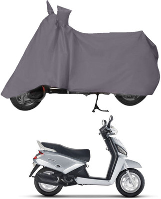 Mobik Two Wheeler Cover for Mahindra(Gusto, Grey)