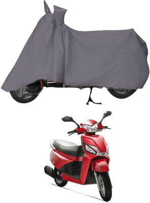 Deltakart Two Wheeler Cover for Mahindra(Gusto, Grey)