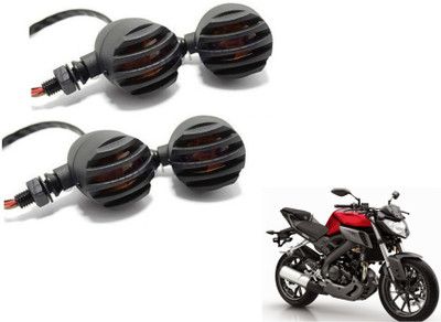 MOCKHE Front, Rear LED Indicator Light for Suzuki Gixxer(Yellow)