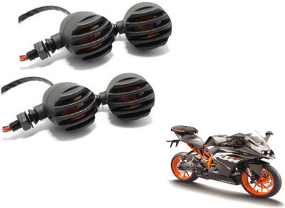 MOCKHE Front, Rear LED Indicator Light for KTM RC 200(Yellow)