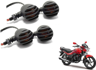 MOCKHE Front, Rear LED Indicator Light for Hero Passion X Pro(Yellow)