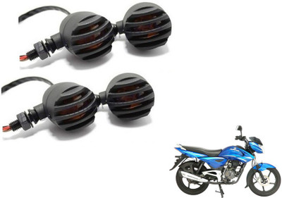 MOCKHE Front, Rear LED Indicator Light for Bajaj XCD 135cc(Yellow)