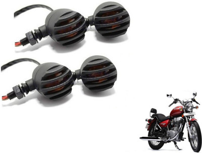 MOCKHE Front, Rear LED Indicator Light for Royal Enfield Thunder Bird 500(Yellow)