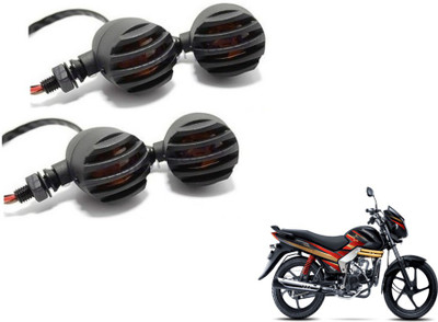 MOCKHE Front, Rear LED Indicator Light for Mahindra Centuro(Yellow)