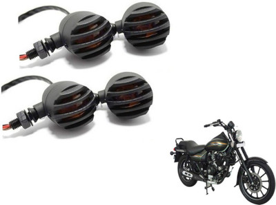 MOCKHE Front, Rear LED Indicator Light for Bajaj Avenger 220(Yellow)