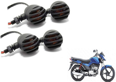 MOCKHE Front, Rear LED Indicator Light for Mahindra(Yellow)