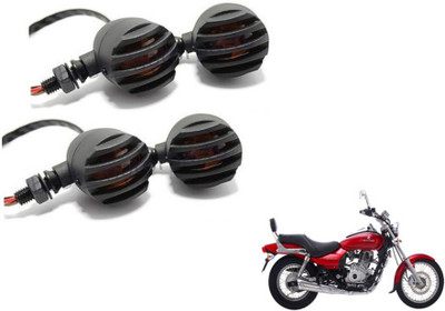MOCKHE Front, Rear LED Indicator Light for Bajaj Avenger 220 DTS-i(Yellow)