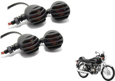MOCKHE Front, Rear LED Indicator Light for Hero Splendor pro classic(Yellow)