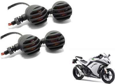 MOCKHE Front, Rear LED Indicator Light for Kawasaki Ninja 300(Yellow)