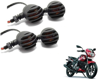 MOCKHE Front, Rear LED Indicator Light for TVS Flame SR125(Yellow)