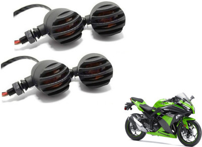 MOCKHE Front, Rear LED Indicator Light for Kawasaki Ninja(Yellow)
