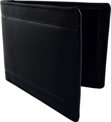 

WOODS Men Black Genuine Leather, Canvas, Fabric Wallet(4 Card Slots)