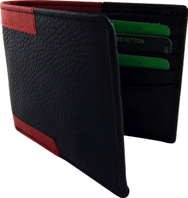 

WOODS Men Black Genuine Leather, Canvas, Fabric Wallet(8 Card Slots)