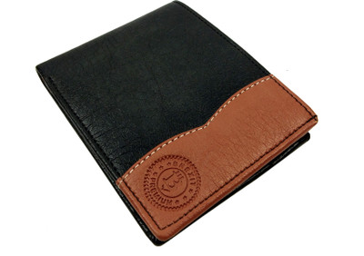 

Brexit Men Black, Tan Artificial Leather Wallet(3 Card Slots)