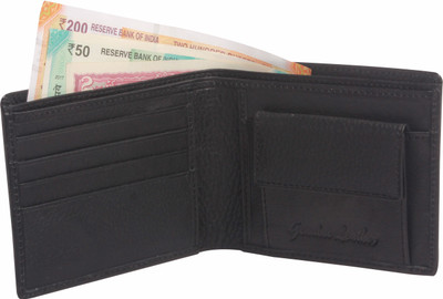 

MH Boys Black Genuine Leather Wallet(21 Card Slots)