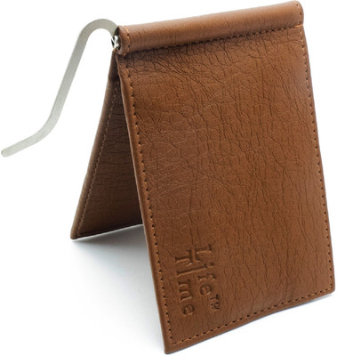 

Tony Brown Women Formal Tan Genuine Leather Money Clip(6 Card Slots)