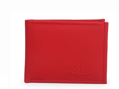 

ABLOOM Men Red Fabric Wallet(5 Card Slots)
