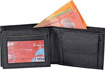 

Poland Boys Black Artificial Leather Wallet(7 Card Slots)
