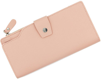 

ZELP Women Grey Artificial Leather Wallet(16 Card Slots), Pink
