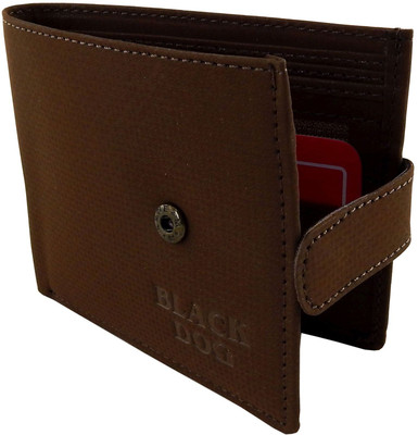 

Black Dog Men Khaki Artificial Leather, Canvas, Fabric Wallet(4 Card Slots)