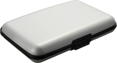 

DELTOYHUT Men White Plastic Card Holder(6 Card Slots)