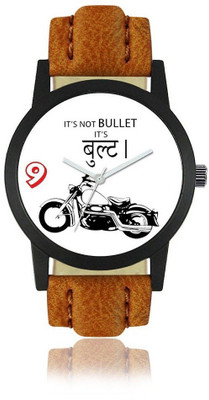 

Miss Perfect Leather Belt Bullet Dial watch for Men Watch - For Boys