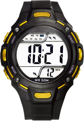 

DIRAY DR312G5-BlackYellow EL JUMP Series Chrono Alarm & Multi-function Watch - For Men