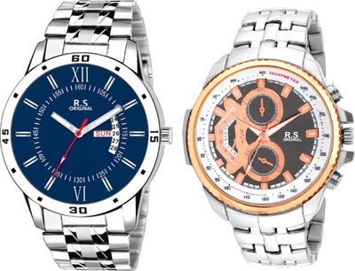 

R S Original RSO-3033 DAY AND DATE BLUE WATCH FOR MEN Watch - For Men
