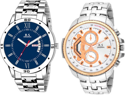 

R S Original RSO-3024 DAY AND DATE BLUE WATCH FOR MEN Watch - For Men