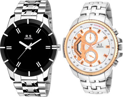 

R S Original RSO-3029 BASIC ANALOG BLACK WATCH FOR MEN Watch - For Men