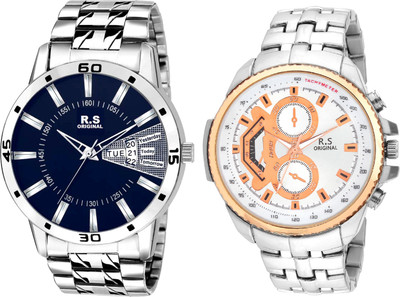 

R S Original RSO-3026 DAY AND DATE BLUE WATCH FOR MEN Watch - For Men