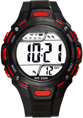 

DIRAY DR312G4-BlackRed EL JUMP Series Chrono Alarm & Multi-function Watch - For Men