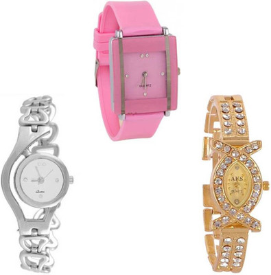 

Shree Combo watch for Girl +AD41+1 Watch - For Girls