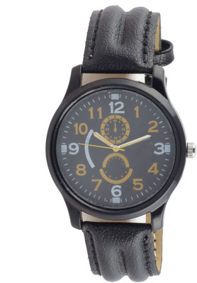 

Miss Perfect Black lether step 003 watch for men Watch - For Boys