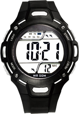 

DIRAY DR312G2-BlackWhite EL JUMP Series Chrono Alarm & Multi-function Watch - For Men