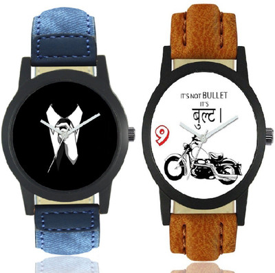 

Miss Perfect Leather Maa Print Dial and Bullet dial Combo ( pack 2) for boys Watch - For Boys