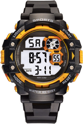 

DIRAY DR336G5-BlackGold Rock Strong Collection Digital Chronograph 1/100th Sec Watch - For Men