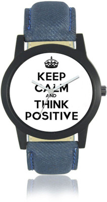 

Miss Perfect Leather KEEP CALM AND THINK POSITIVE Dial watch for boys Watch - For Boys