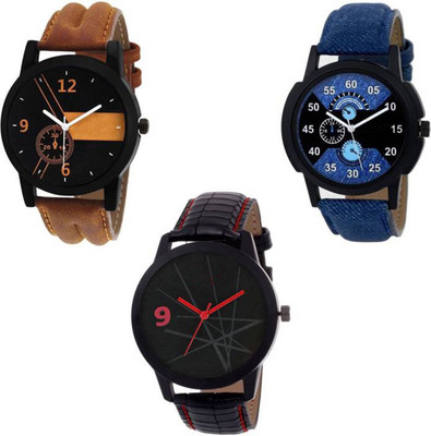 

Shree Men Analog Watch for Combo of 3 Watches +AD47+1 Watch - For Men