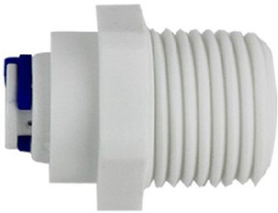 

Pooja Trendz 2 Pcs RO Male Straight Connector(3/8- 1/2 Inch Thread) for Aqua guard type Prefilter Bowl-3/8 Tube Solid Filter Cartridge(0.5, Pack of 1)