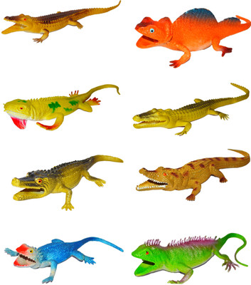 

Shop4everything Animal Kingdom BPA free ( Pack of 8 )(Multicolor)