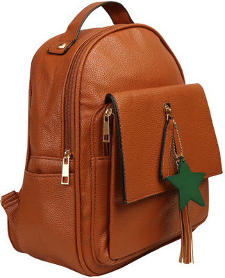 

Bee fashionable Dgn432Backpack Waterproof Shoulder Bag(Orange, 13 L)